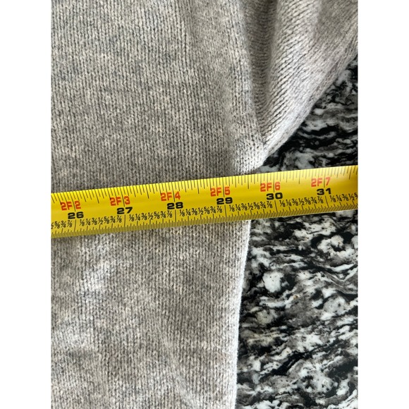 Gap Womens XXL Tall Gray Turtleneck Oversized Sweater Dress Long Sleeve Knit - Picture 5 of 6